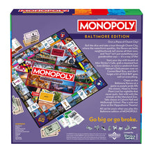 Load image into Gallery viewer, Monopoly, Baltimore Edition